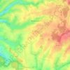 Beaussais topographic map, elevation, terrain