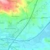 Creech St. Michael topographic map, elevation, terrain