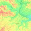 Hertford County topographic map, elevation, terrain