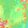 Clandulla topographic map, elevation, terrain