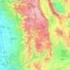 Sequoia National Forest topographic map, elevation, terrain