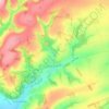 Warter topographic map, elevation, terrain