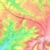 Chitry topographic map, elevation, terrain