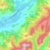 Curbans topographic map, elevation, terrain