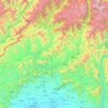 Swat River topographic map, elevation, terrain