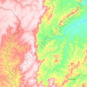 Guarda-Mor topographic map, elevation, terrain