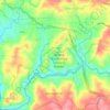 Bunder topographic map, elevation, terrain