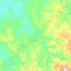 Curralinhos topographic map, elevation, terrain