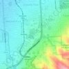 Tonsley topographic map, elevation, terrain