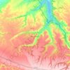 Montemilone topographic map, elevation, terrain