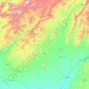 Nawzad topographic map, elevation, terrain