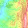 Illana topographic map, elevation, terrain