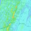 Overveen topographic map, elevation, terrain