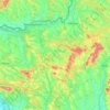 Balassagyarmati járás topographic map, elevation, terrain
