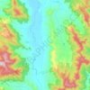 Gundowring topographic map, elevation, terrain