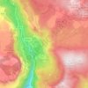 Courmes topographic map, elevation, terrain