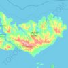 Isla Melville topographic map, elevation, terrain