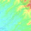 Sungai Bahan topographic map, elevation, terrain