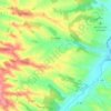 Lussan topographic map, elevation, terrain