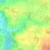 Chruślice topographic map, elevation, terrain
