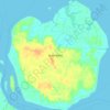 Pulau Rupat topographic map, elevation, terrain