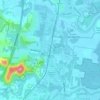 Tuggerah topographic map, elevation, terrain