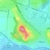 Mount Melville topographic map, elevation, terrain