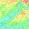 Sainte-Pexine topographic map, elevation, terrain