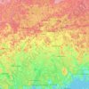 Kymi topographic map, elevation, terrain