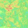 Labanoras eldership topographic map, elevation, terrain