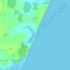 Covehithe topographic map, elevation, terrain