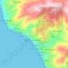 Cetraro topographic map, elevation, terrain