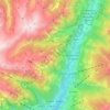 Riffian topographic map, elevation, terrain
