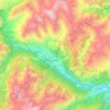 La Salle topographic map, elevation, terrain