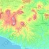 Garut topographic map, elevation, terrain