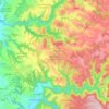 Montredon-Labessonnié topographic map, elevation, terrain