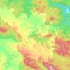 Megan topographic map, elevation, terrain