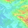 Općina Lipovljani topographic map, elevation, terrain