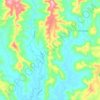Koonorigan topographic map, elevation, terrain
