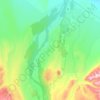 Fort Greely topographic map, elevation, terrain