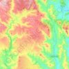 Ulassa/Ulassai topographic map, elevation, terrain