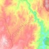 Dry Plain topographic map, elevation, terrain