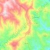 Isna topographic map, elevation, terrain