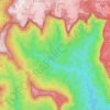 Jamison Valley topographic map, elevation, terrain