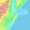 Montsiá topographic map, elevation, terrain