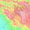Hela topographic map, elevation, terrain