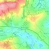 Witton Gilbert topographic map, elevation, terrain