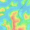 Como topographic map, elevation, terrain