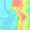 Flixborough topographic map, elevation, terrain