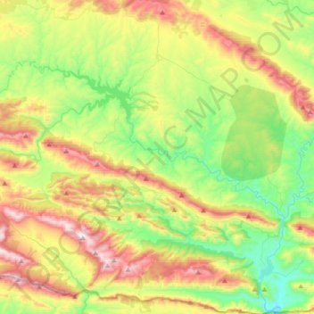 Mestanza topographic map, elevation, terrain